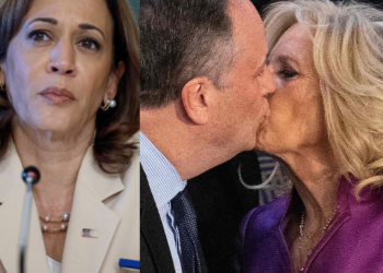 US Vice President Kamala Harris Reacts To Video Of First Lady Jill Biden kissing her husband On The Lips (Video)