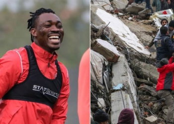 Former Chelsea And Ghanaian Footballer, Christian Atsu Found Alive In Rubble From Turkey Earthquake