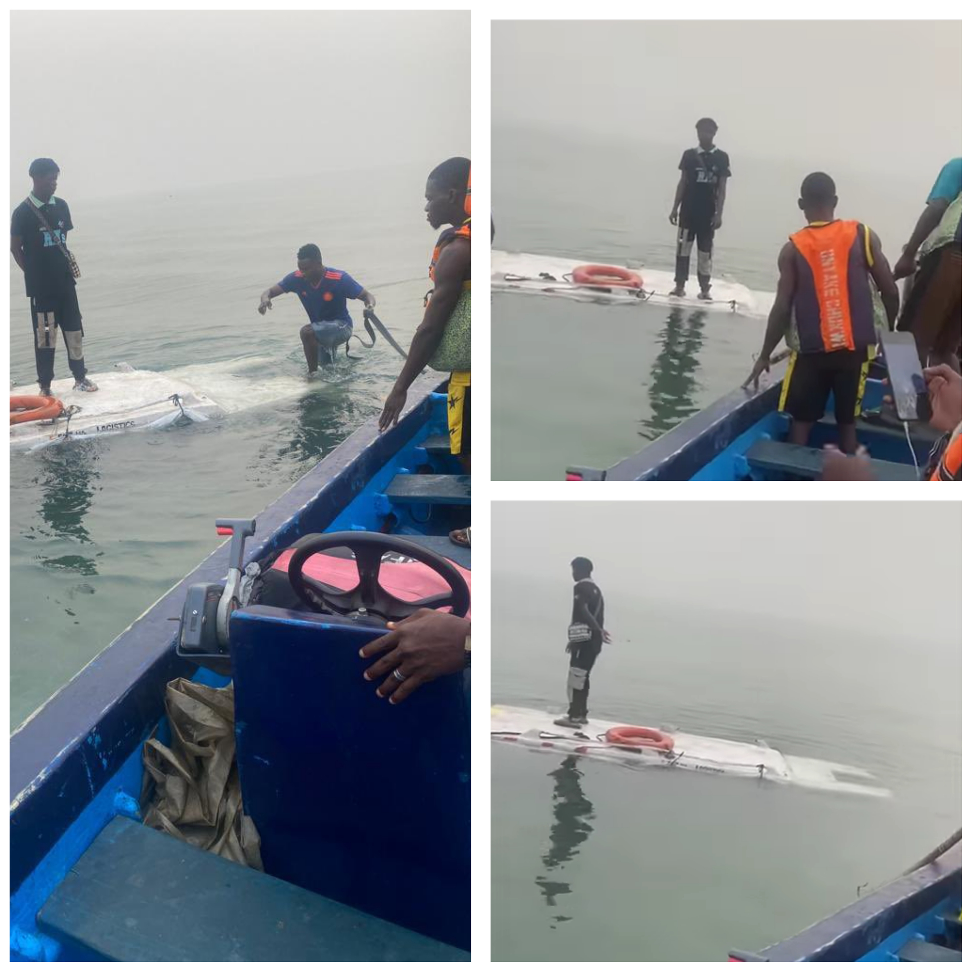 17 Passengers Rescued As Boat Capsizes In Lagos