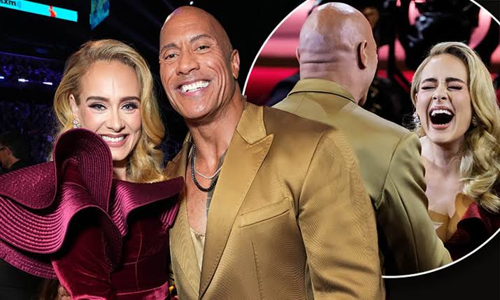 Actor Dwayne Johnson Reveals How He Was Able To Surprise His Super-fan Adele At The Grammy Awards