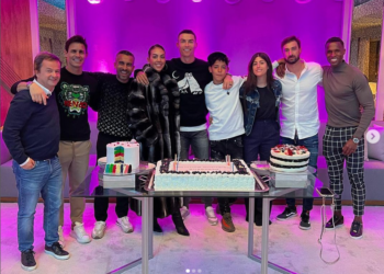 Cristiano Ronaldo Celebrates Turning 38 With Three Birthday Cakes