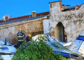 Airplane Crashes From Sky Into A House Leaving Two Dead And Four Injured