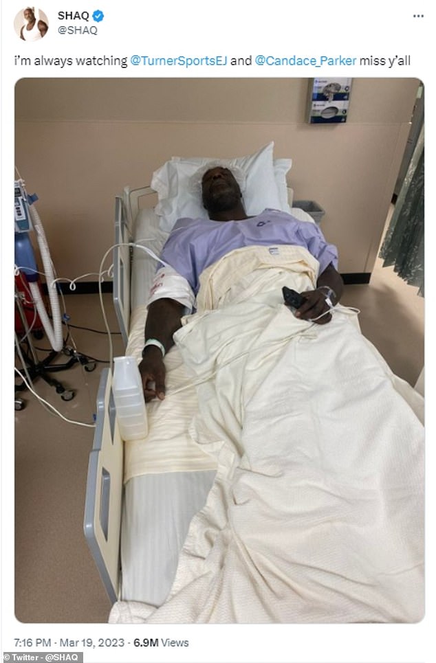 68901417 11881657 Shaquille O Neal has posted a photograph of himself in a hospita a 16 1679321964754
