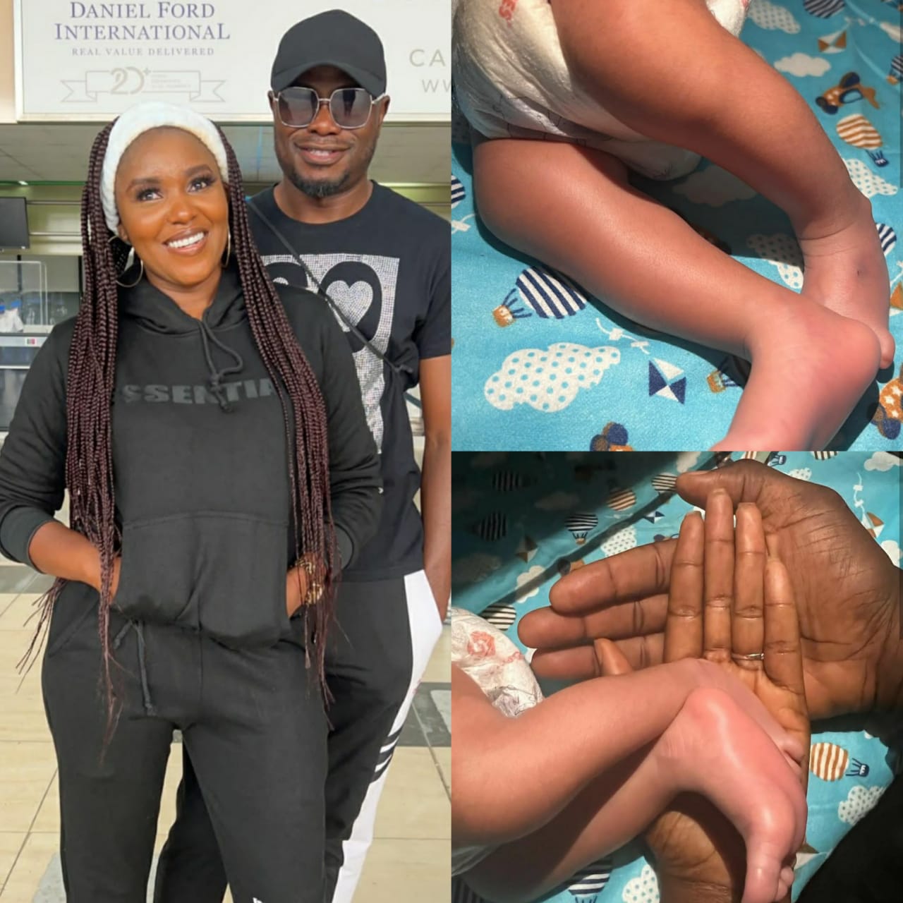 Actress Biola Adebayo And husband Welcome First Child Through Surrogacy