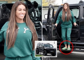 Katie Price Slammed By Road Campaigners For Driving £60k Hummer In Her Slidders