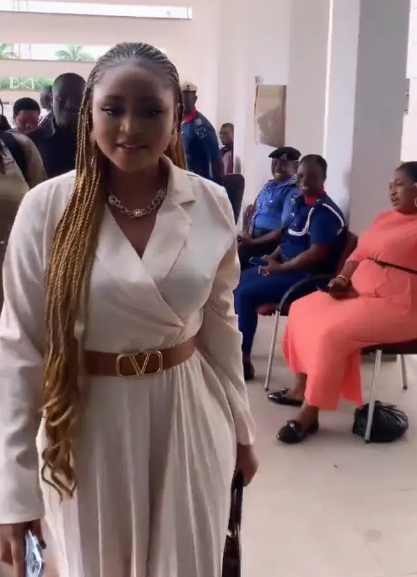“I must get money o” – Reactions trail Regina Daniels’ honoured welcome at National Assembly (Video)