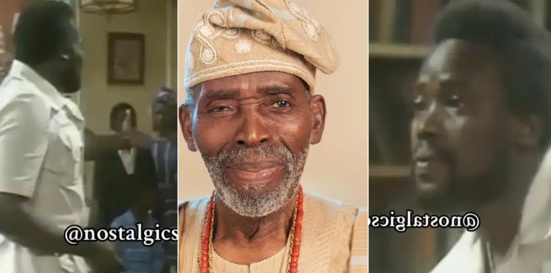 Tunde Ednut sparks reactions as he shares a 47 year old video of Olu Jacobs in old movie