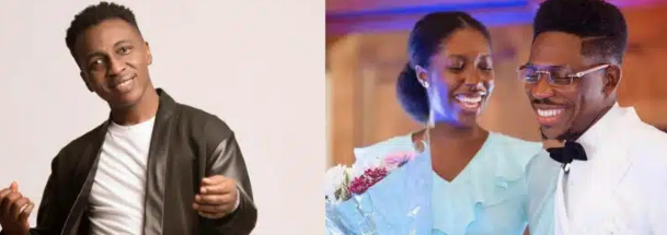 “As my own never set una wan put me on a hot seat” – Frank Edwards reacts as Moses Bliss gets engaged