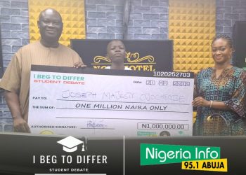 "Fourteen-year-old Joseph Majesty Ojochegbe from Government Day Secondary School Karu has triumphed in the second season of Nigeria Info's "I Beg to Differ" competition! He walked away with the grand prize of one million naira after a nail-biting final against Helen Abu Francis, ABUJAPRESS reports. The students tackled the contentious topic, "Nigeria is the Giant of Africa," and a new segment called "The Nigerian Dream." The debate sparked lively discussions across Nigeria Info's social media platforms, proving just how passionate listeners were about the issues. A visibly excited Joseph told our correspondent the experience was "thrilling and adventurous." Despite initial doubts, he gained confidence throughout the competition. When asked about his prize money, he revealed a desire for a PS5 game console. Chief Judge Mijid Dahiru praised the high standard of the competition, highlighting the students' confidence, knowledge, and composure. He noted the strong performance of FCT public school students, calling it a testament to the quality of public education in the region. Dahiru also encouraged schools to revive their debating clubs, emphasizing the importance of nurturing young public speakers. Joseph, along with finalists Helen Abu Francis, Ruth Chikwere (third place), and Favour Anthony (fourth place), will now represent Abuja at the national competition in Lagos later this year. Dahiru predicts the "I Beg to Differ" competition will continue to grow, becoming a highly sought-after event for schools across the territory." https://www.nairaland.com/8380988/14-year-old-joseph-ojochegbe-wins-nigeria#:~:text=Fourteen%2Dyear%2Dold,across%20the%20territory.