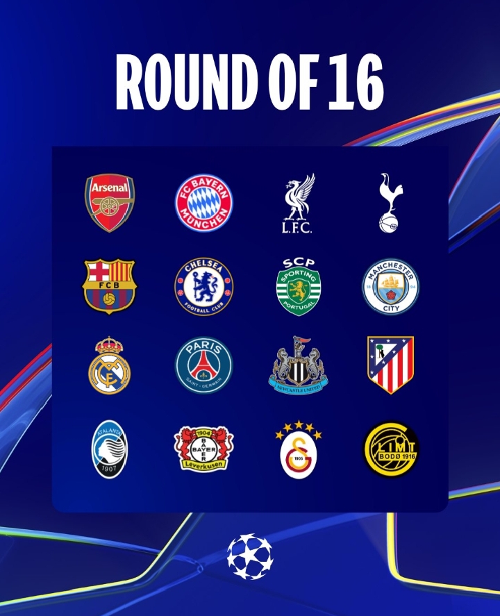 UEFA Champions League Round of 16: Full List of Qualified Teams Revealed 1 1772123739132