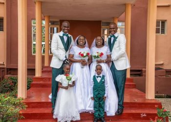 SENSE OR NONSENSE ? Twin Brothers Marry Twin Sisters in Rare Double Wedding in Ibadan 
