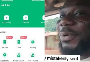 ‘No stress yourself the money don go’ – Man responds after receiving money from wrong transfer