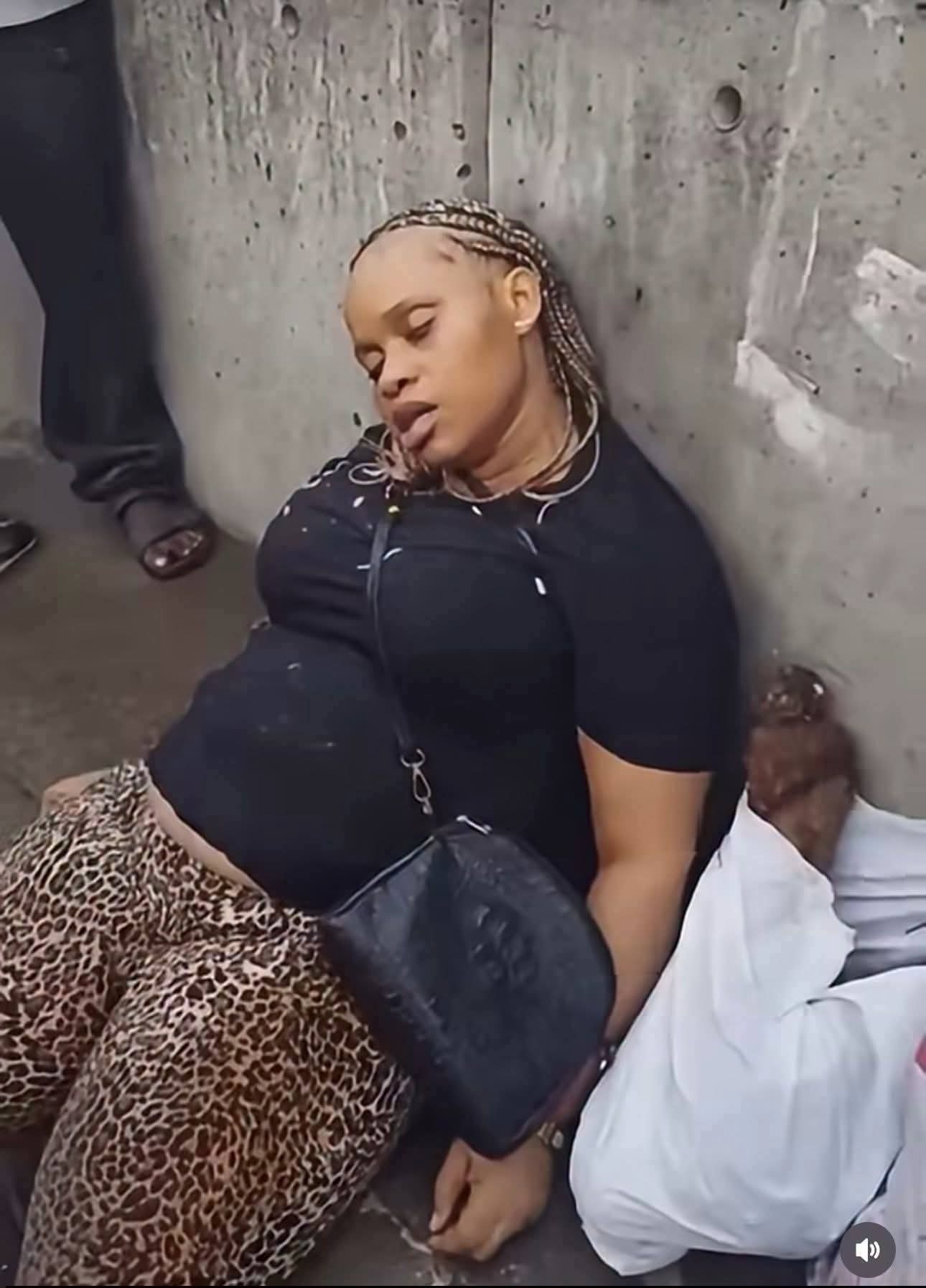 TRAGIC: lady slumps, dies on Lagos bridge while returning from market 2 FB IMG 1782066433973