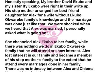 Alleged Family Member Of Late Actor Alexx Ekubo Accuses The Actor’s Stepmother of Isolating Him From Family, Demands Explanation Over His De@th