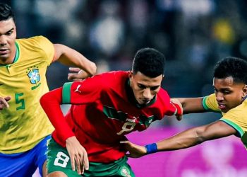 Brazil vs Morocco ends 1-1 Draw (Goal highlights)