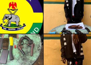 Police arrests 21 yr old boy with human body parts in Lagos