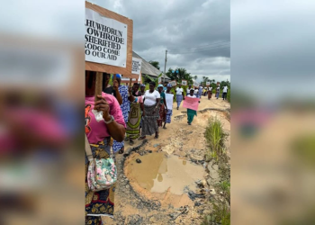 Delta Women protest over deplorable roads