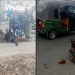 Two men with okada get h!t by keke after snatching a bag from a woman at MCC junction