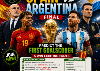 NM PREDICT: Spain vs Argentina FIFA World Cup 2026 Final: Predict the First Goalscorer in the Comments & Win on Naijamixed!