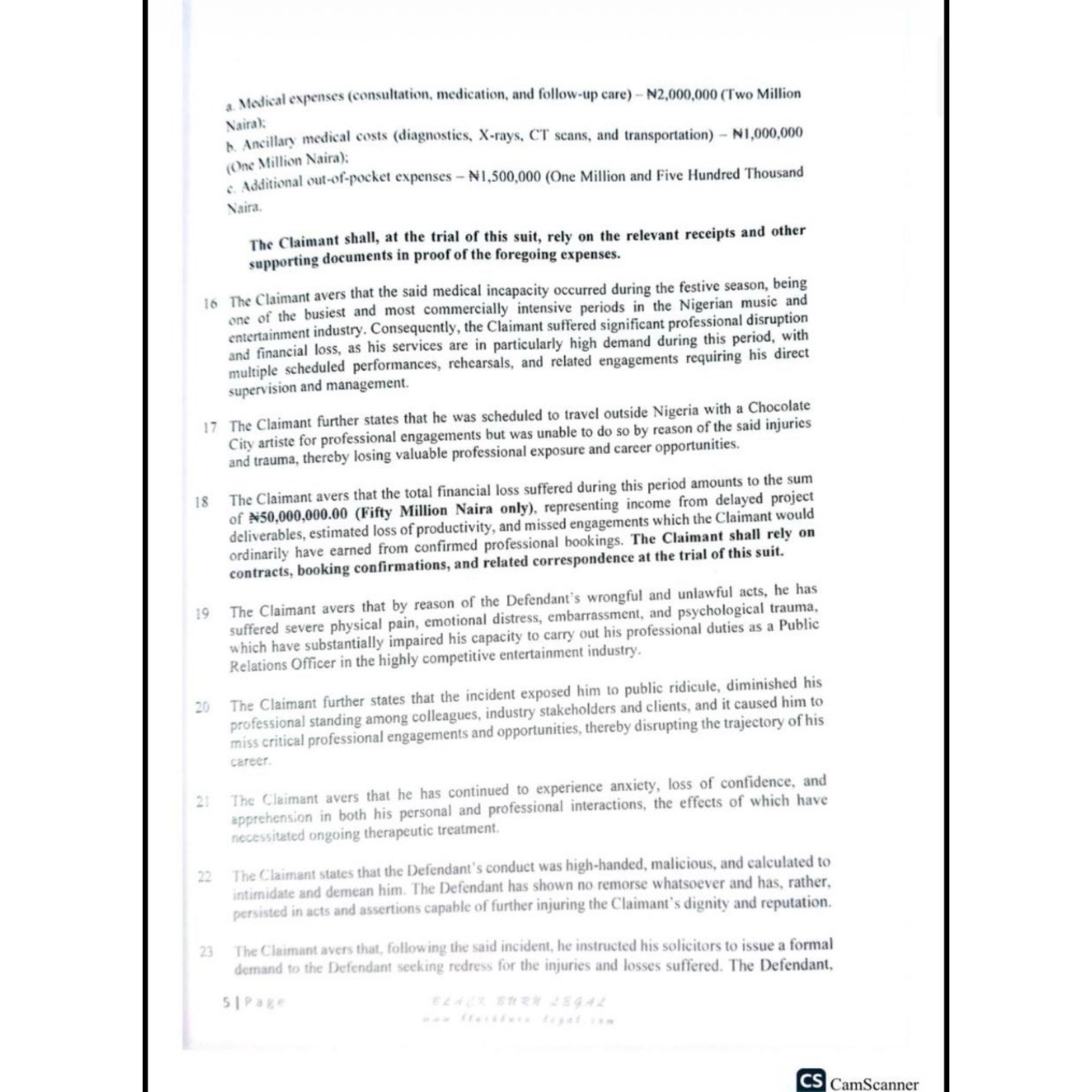 Chocolate City Commences Legal Proceedings Against Rapper Odumodublvck Over Alleged Physical Ass+ult of a Staff Member 1 HN26K3QXsAAfA8y