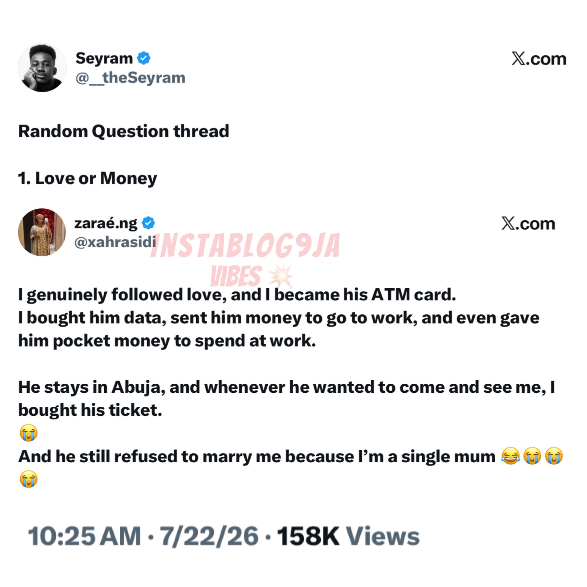 “I chose love over money and ended up becoming his ATM” — Lady recounts spending on her ex 1 HN5DAf3WEAAjAB7