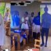 Viral video of students falling under anointing during classroom prayer session sparks reactions online