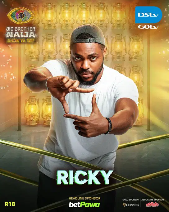 Meet 24 housemates of BBNaija season 11 - Show ya self edition 17 ricky