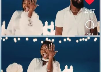 Omotola Jalade’s second daughter celebrated marriage engagement (VIDEO)