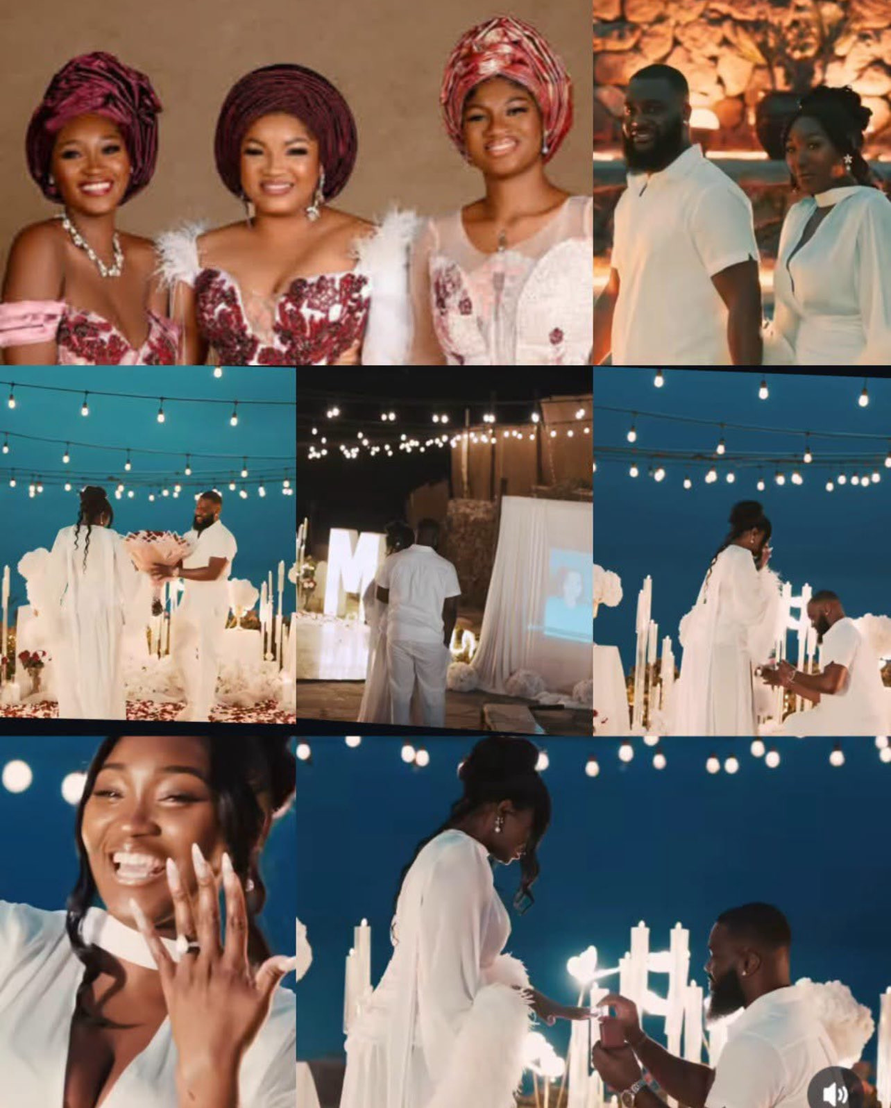 Omotola Jalade's second daughter celebrated marriage engagement (VIDEO) 2