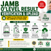 JAMB O’Level Result Verification and Upload: How Candidates Can Complete the Process From Home