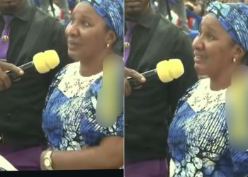 Woman Breaks Down in Tears, Begs Apostle Johnson Suleman to Save Her Husband During Emotional Church Service