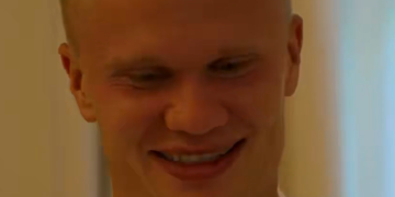 VIDEO: Norwegian Footballer Erling Haaland Stuns Pep Guardiola, Jack Grealish ,others With His New Haircut 5 VIDEO: Norwegian Footballer Erling Haaland Stuns Pep Guardiola, Jack Grealish ,others With His New Haircut