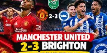 Manchester United 2-3 Brighton: Red Devils Throw Away Two-Goal Lead to Crash Out of EFL Cup 5 Manchester United 2-3 Brighton: Red Devils Throw Away Two-Goal Lead to Crash Out of EFL Cup