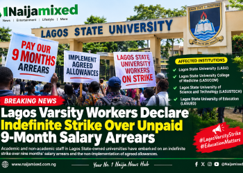 Lagos Varsity Workers Declare Indefinite Strike Over Unpaid 9-Month Salary Arrears
