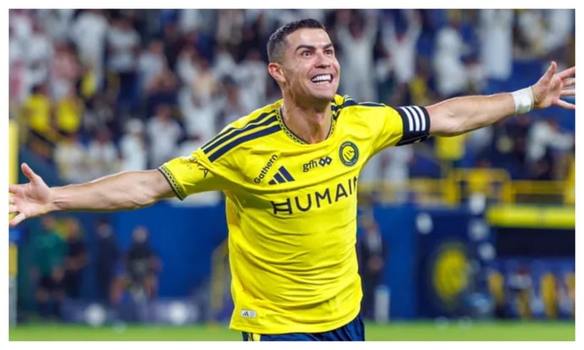 Ronaldo reacts after scoring second-half hat-trick in Al-Nassr's 5-3 win 1 Ronaldo reacts after scoring second-half hat-trick in Al-Nassr's 5-3 win