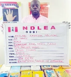 Justice Musa Kakaki of the Federal High Court in Lagos on Wednesday refused to grant bail to businessman and social media influencer Afolabi Michael Kazeem, popularly known as KC Luxury, over alleged 184.5kg cocaine trafficking and money laundering. The judge held that the defence had failed to establish special circumstances to warrant bail on medical grounds, insisting that the application lacked sufficient evidence to justify the defendant’s release. The judge further held that there was no medical certificate to warrant the court granting him bail. “There is no medical certificate to warrant the court to grant him bail,” Kakaki ruled. “If there is a special medical need for the first defendant, where a suspect claims an illness, an expert in the field would have given an explanation,” he said. Kakaki, however, directed the Ikoyi Custodial Centre to grant Kazeem unrestricted access to doctors and medical experts for the treatment of any health condition. The judge also ordered an accelerated hearing of the case, adjourning it until November 2, 2026, for the commencement of the trial. At the last proceedings on Friday, Kazeem was brought to the court premises in an ambulance while receiving oxygen. His counsel, Emefo Etudo, had urged the court to grant him bail to enable him to receive specialised medical treatment at the Lagos University Teaching Hospital. Etudo argued that Kazeem’s health had deteriorated, particularly following the collapse of his lungs, which he said was disclosed by the Police Hospital, Falomo. Opposing the application, prosecution counsel, Abu Ibrahim, argued that the medical evidence presented by the defence did not sufficiently justify the defendant’s release. “Your Lordship looked at the application. The ailment is the same. It is the same asthma. But maybe it has become acute; the character and the ailment are the same,” Ibrahim said. He added that the defence had not presented a medical document from LUTH showing that the hospital could not manage Kazeem’s condition. When the case was called on Wednesday, a correctional officer from the Ikoyi Custodial Centre, Adeleye Akin, informed the court that Kazeem was still at the Police Hospital in Falomo. Delivering his ruling, Kakaki said he had considered the bail application, the court records and the submissions of counsel on both sides. The judge held that an applicant seeking bail must provide sufficient and cogent evidence to establish why the court should grant the request. He also reviewed the medical evidence previously presented by the defence, including exhibits AK5, AK6 and AK8, which he said contained photographs of an individual lying on a hospital bed receiving treatment. Kakaki recalled that in his ruling delivered on October 2, 2026, the court had noted a medical officer’s recommendation that Kazeem be assessed by a consultant respiratory physician or pulmonologist to evaluate his condition, optimise his treatment and prevent further acute episodes. The judge said the recommendation did not establish that the defendant was suffering from an untreated illness. He said, “Having gone through the records of the court and compared the ruling of October 2, 2026, I hereby discountenance all the exhibits.” Addressing the defence’s argument that Kazeem needed specialised treatment at LUTH, Kakaki questioned the claim that the defendant could not be treated in a Nigerian hospital when the same application sought his release to enable him to receive treatment at the teaching hospital. “Is it not ironic that the facility he said he cannot be treated in is the same LUTH he wants him to go to for specialised treatment?” The judge also said the defence had failed to demonstrate any change in circumstances to justify a fresh bail application. “However, changes in the circumstances were not disclosed.” He recalled that on October 16, 2026, the court had ordered that Kazeem be remanded in a custodial centre. “There is an inability to show special circumstances to warrant bail. I hereby discountenance it in the present application,” he said. Kakaki further held that a claim of illness requiring specialist treatment should be supported by an expert’s assessment explaining the defendant’s condition. “There was nothing stopping the Correctional Centre from calling an expert to attend to the first defendant, or using the first defendant’s doctor if he had one,” the judge said. Refusing the application, Kakaki said, “The application is not granted; bail is refused to the first defendant. The case will proceed to an accelerated hearing. “Where there is any health issue, the Correctional Centre shall give unfettered access to a doctor or expert for his treatment.” Kazeem is standing trial alongside Boniface Freeman Ochoche Sule and Ikechukwu Ekugo Patriarch over alleged 184.5kg cocaine trafficking and money laundering. The case was adjourned until November 2, 2026, for the commencement of the trial.