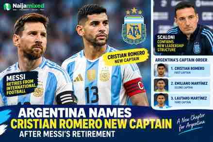 Argentina Names New Captain After Lionel Messi's Retirement 1